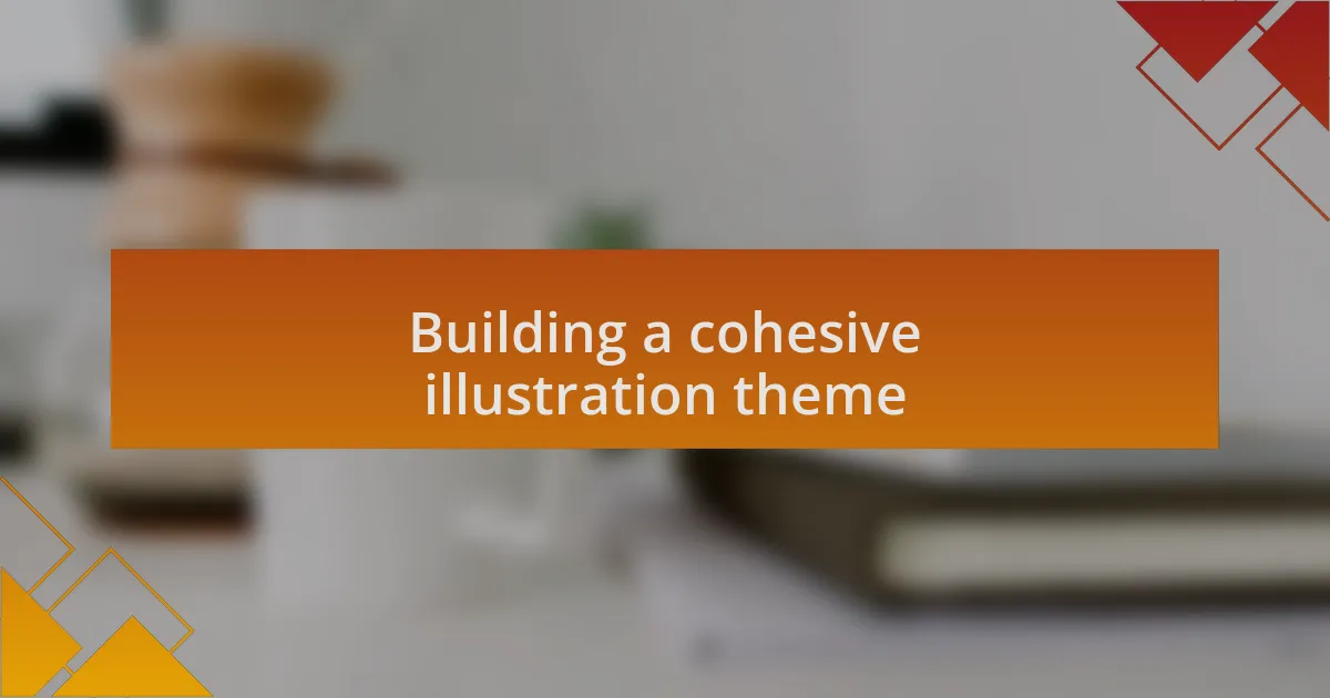 Building a cohesive illustration theme